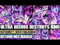 Beyond Dragon Ball Super Hakaishin Ultra Beerus Destroys Rino God Of Destruction Rematch Concluded