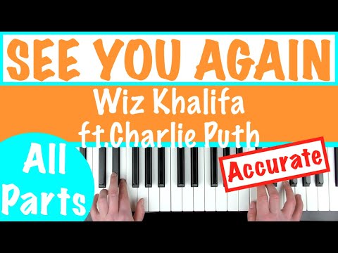 À BIENTÔT - Wiz Khalifa ft. Charlie Puth Tutoriel piano [accords]