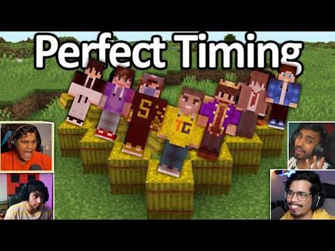 Indian Gamers Nail Perfect Minecraft Timing! 🔥
