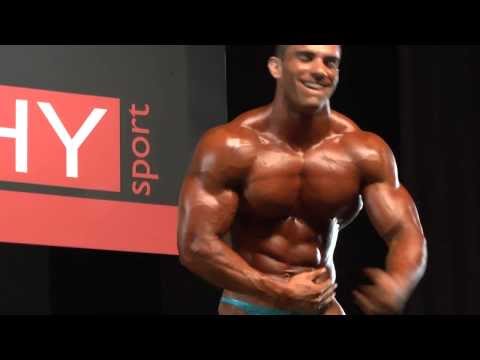 Leandro Gomes - Competitor No 58 - Class 2 - Prejudging - NABBA World 2013