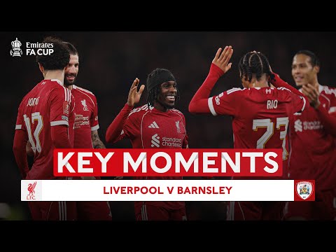 Liverpool v Barnsley | Key Moments | Third Round | Emirates FA Cup 2025-26
