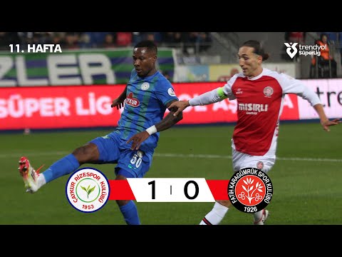 Çaykur Rizespor (1-0) Fatih Karagümrük - Highlights/Özet | Trendyol Süper Lig - 2025/26