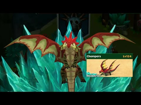 Chompers max level 124 titan mode-exclusive dragon//Dragons rise of Berk