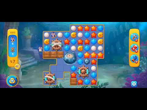Fishdom Easy Level 11312 (with full seashell) @choraelmin