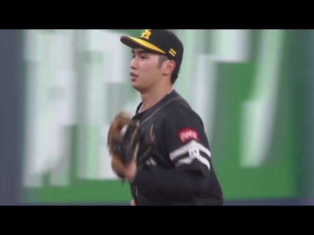 【6回裏】守備で魅せた!! ホークス・廣瀬隆太 なんと機敏なグラブトス!!  2024年6月25日 オリックス・バファローズ 対 福岡ソフトバンクホークス