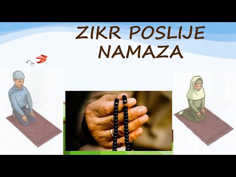 Zikr poslije namaza! (Ilmihal 1)