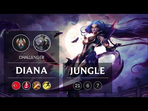 Diana Jungle vs Lee Sin - TR Challenger Patch 8.24