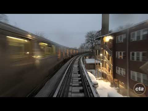 CTA's Ride the Rails: Winter Storm - Brown Line Real-time (2021)