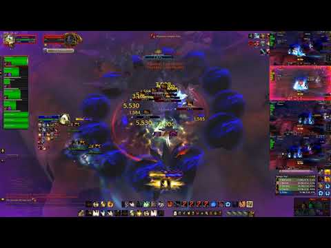 WoW Multiboxing! x5 World First 4 Mask Full Clear SOLO Horrific Vision Org - Multidayz