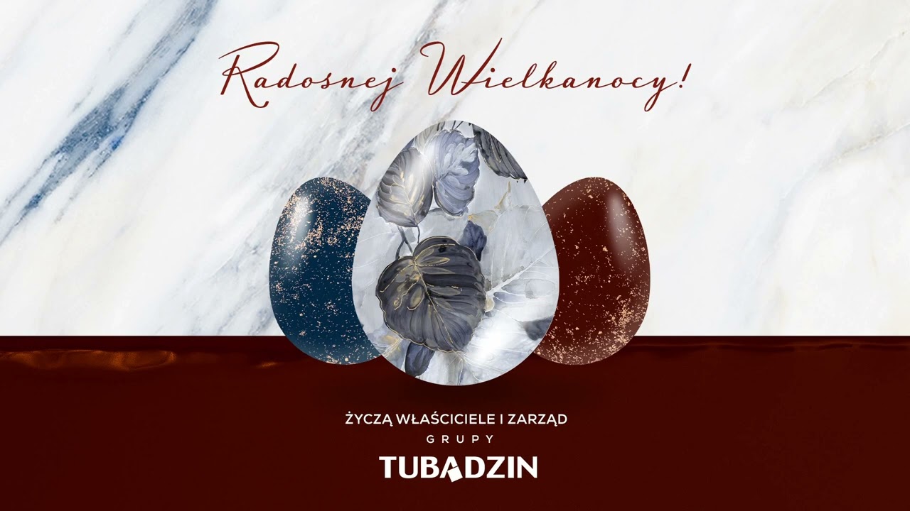 Radosnej Wielkanocy życzy Grupa Tubądzin!