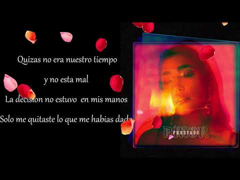 Amor Prestado - Dani Barranco - Lyrics/Letra