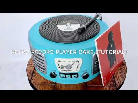 Retro Record Player Cake (tutorial)