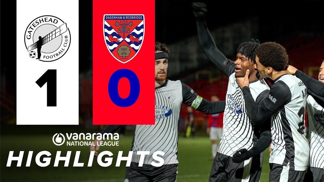 Dajaune Brown scores AGAIN as Heed seal big win! 🤩 | Gateshead 1-0 Dagenham & Redbridge | HIGHLIGHTS