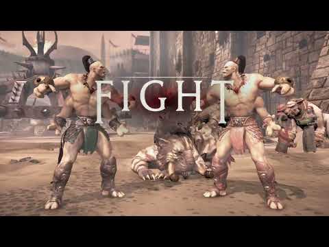 Mortal Kombat XL dragon fangs Goro laser burn living tower gameplay