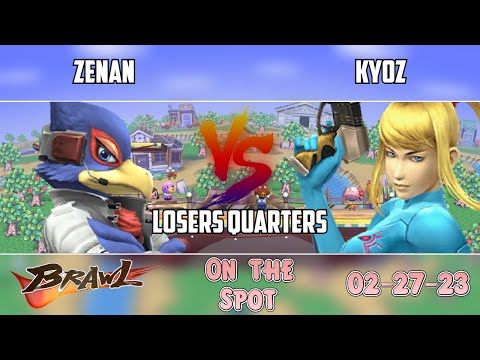 On the Spot #1 - Losers Quarters: Kyoz (Zero Suit Samus) vs Zenan (Falco)