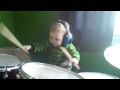 Adorable Baby Playing The Drums
