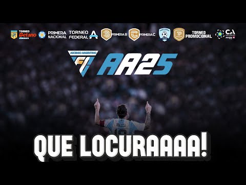 Argentine Promotion Mod for FC25!!! All Argentine Divisions in FC for Free!!!