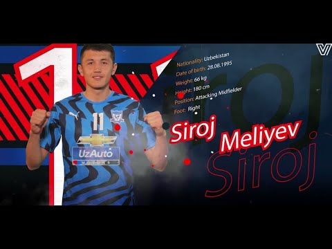 Siroj Meliyev - Attacking midfielder, player FC Andijan (Uzbekistan) - 2019-2020
