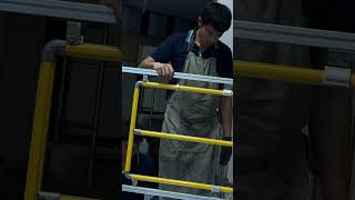 ประกอบอลูมิเนียมโปรไฟล์ ทำแพลตฟอร์มรถไฟฟ้า