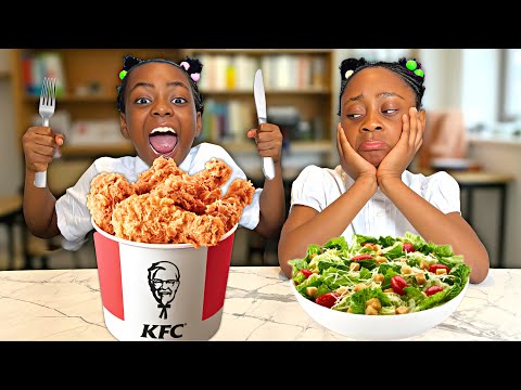 SASHA and ASHER Learn to Share Food😱