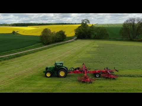 2021.05.21 Wipperdorfer Agrar / JD 6R mit Kuhn Schwader