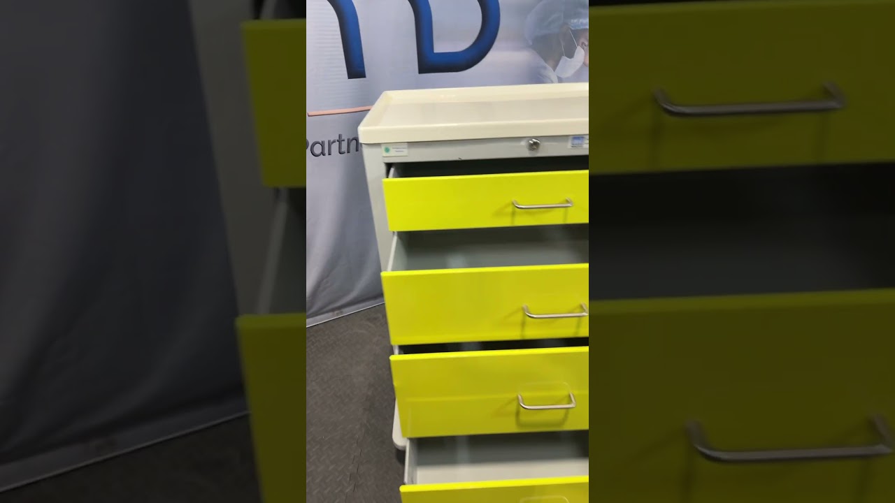 Marketlab Waterloo 4-Drawer Isolation/Treatment Cart