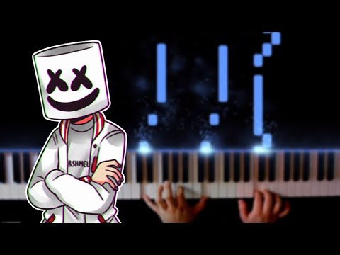 Happier - Marshmello ft. Bastille (Piano Cover) - Tutorial