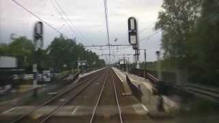 preview picture of video '[cabinerit] A train driver's view: Zwolle - Groningen, 04-May-2014.'