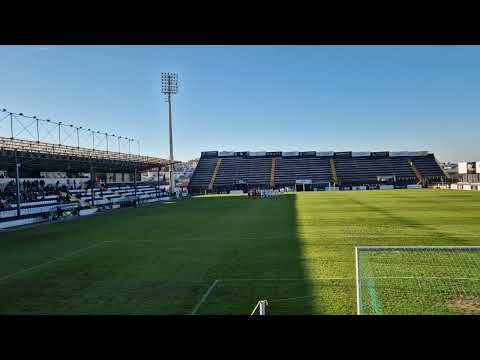 FC Tirsense - RC Vila Real 0-0 the players are entering Estadio Abel Alves de Figueiredo 17.12.2023