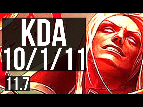 VLADIMIR vs AHRI (MID) | 10/1/11, 1200+ games, 1.3M mastery, Legendary | EUW Master | v11.7