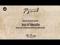 Ykee Benda Kyaani Official Lyrics Video