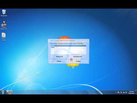 FoxPro Display Table Structure Software