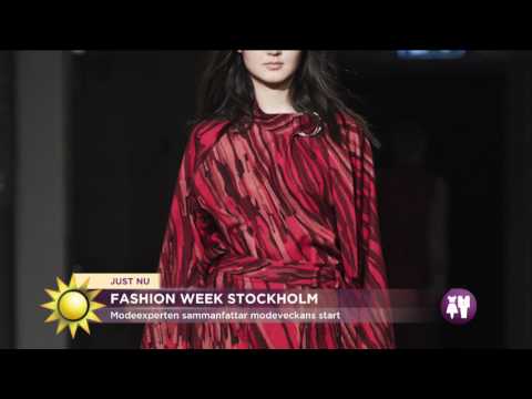 I dag startar Stockholm Fashion Week - Nyhetsmorgon (TV4)