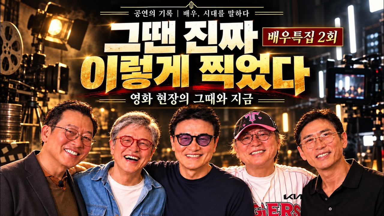 “그땐 그렇게 찍었지” 대배우 5인이 말하는 영화 현장의 그때와 지금 [배우특집 2회]
