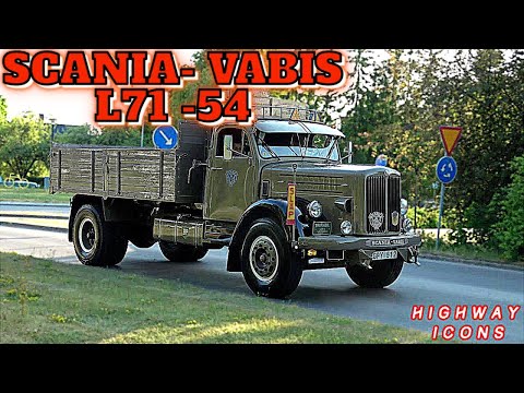 Scania-Vabis L71 “Regenten” -54 – Legendary Swedish Truck in Action #scania 