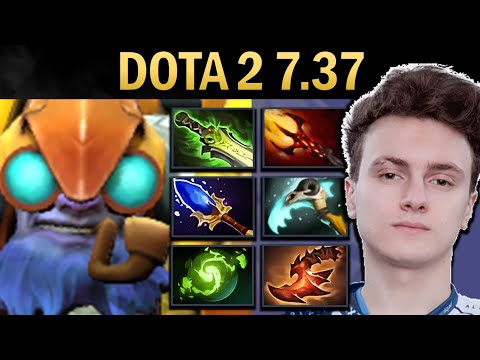 Tinker Gameplay Miracle with Dagon and Aghanims - Dota 2 7.38