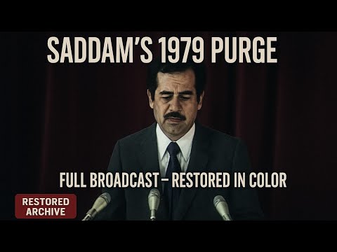Saddam Hussein’s 1979 Purge — Complete Remastered Footage (Color + English Subs)