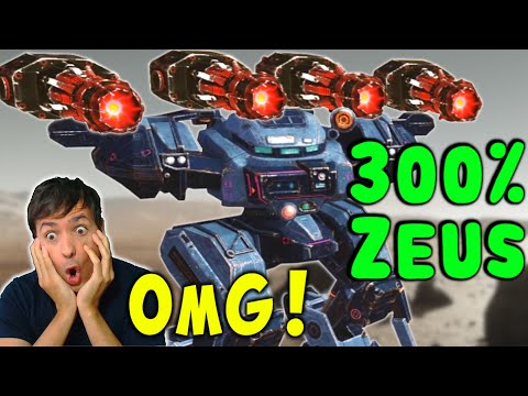 MAXIMUM DAMAGE ZEUS Behemoth Mk2 - War Robots 300% Damage Gameplay WR