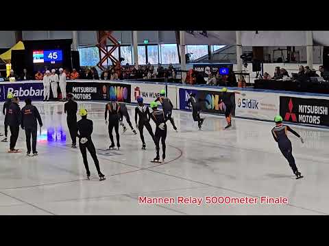 NK Shorttrack Live - Mannen Relay 5000meter Finale | Shiela Piet