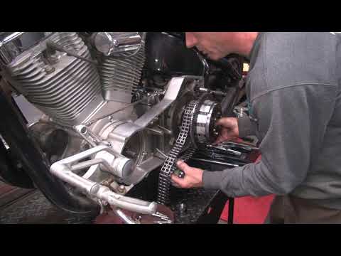 #163 S&S 113ci evo motor primary chain conversion loose belt drive repair harley swift tatro machine