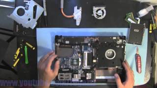 HP PROBOOK 4420S take apart video, disassemble, how to open disassembly