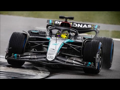 The Mercedes AMG W15 on Track for the first time