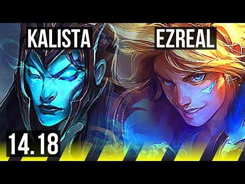 KALISTA & Rell vs EZREAL & Tahm Kench (ADC) | 9/1/2, Dominating | EUW Grandmaster | 14.18