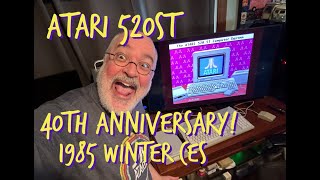 Atari 520ST 40th Anniversary - 1985 Winter CES it was Introduced - Celebration Time - 16bit 32bit