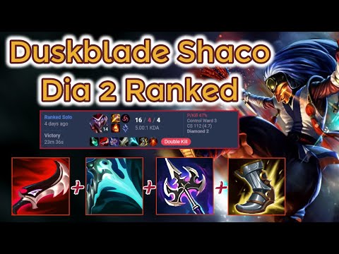 Duskblade Lethality Shaco vs. Ekko - D2 Ranked [League of Legends] Full Gameplay - Infernal Shaco