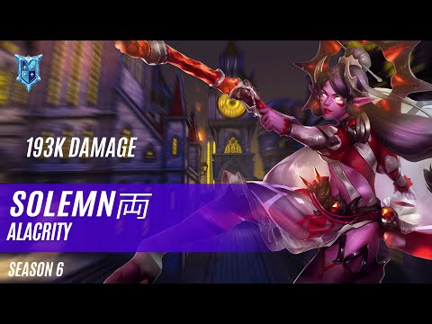 193K DAMAGE SOLEMN両 LIAN PALADINS COMPETITIVE (SEASON 6) ALACRITY