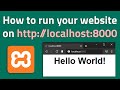 How To Run Your HTML PHP Site On Localhost With XAMPP
