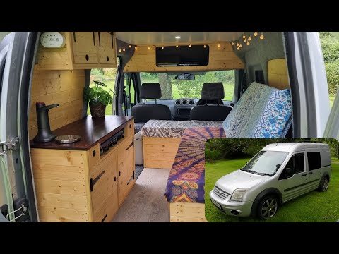 Mini stealth campervan conversion - Ford transit connect