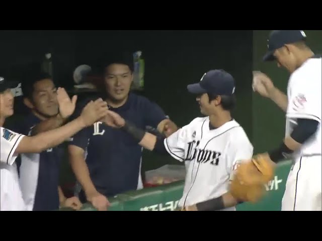 【1回表】ライオンズ・金子侑のファインプレーで流れを断ち切る!! 2016/7/11 L-E