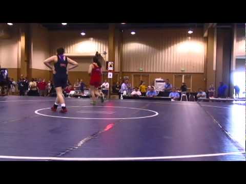 FILA Junior Final Match 1 72kg - Anneliese DeAragon (USOEC) DEC Kimberly Spiegel (USOEC) 5-0, 4-0